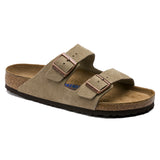 Arizona Regular Width Soft Footbed Taupe Suede