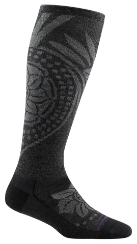 Women's Chakra Knee High Light Charcoal