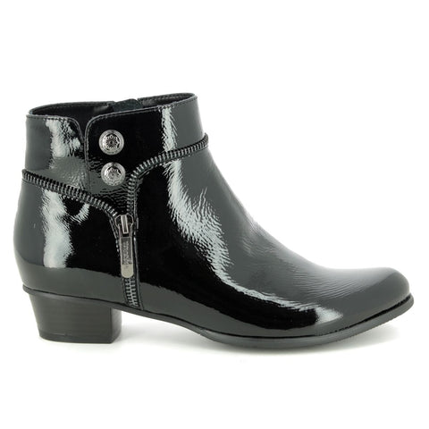 Stefany 277 Pat Boot Black