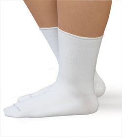 Diabetic Sock Wide White